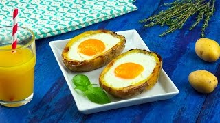 Яичница в картофеле: просто и неожиданно вкусно