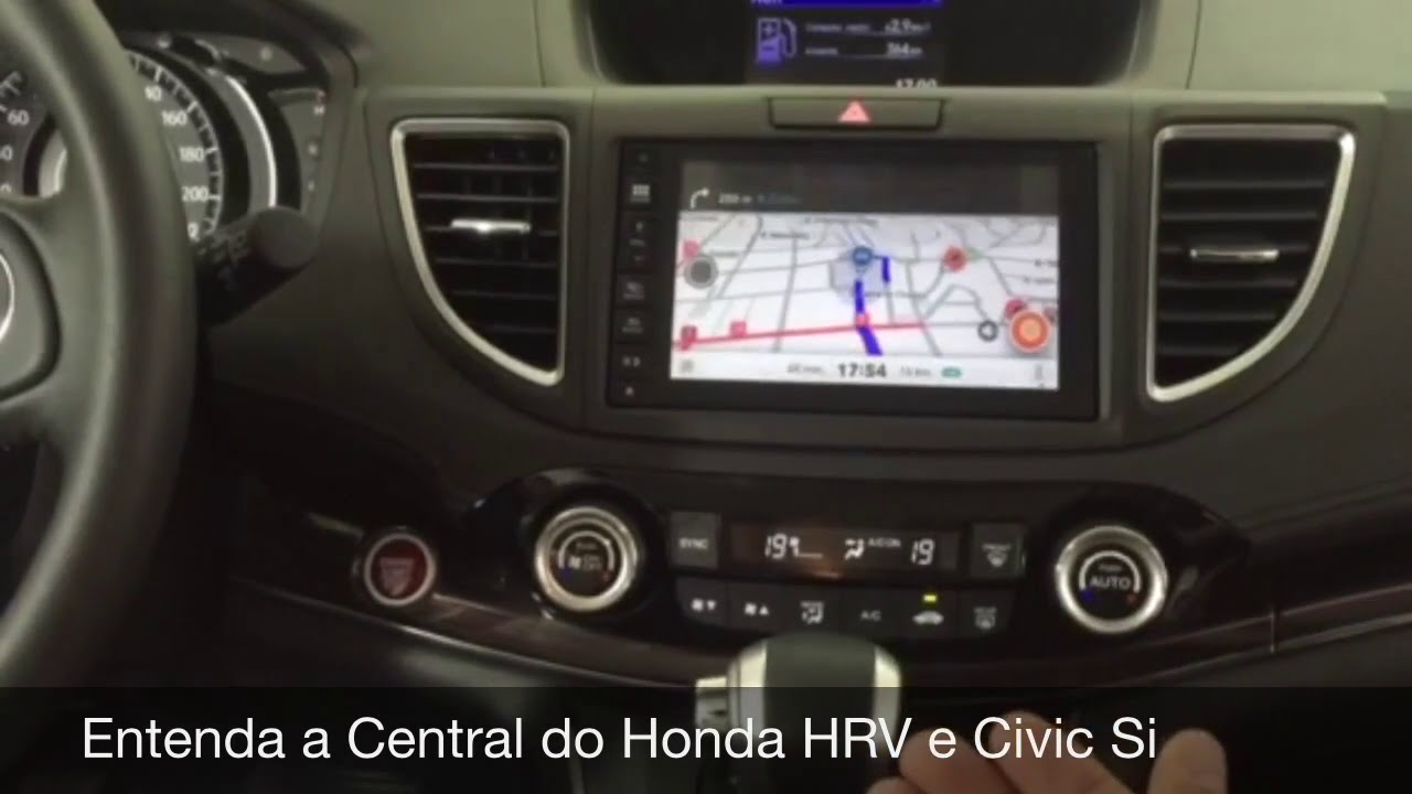 Honda HRV - Entenda a Central Multimedia do Honda HRV e Civic Si vídeo demonstrativo - ArtsomAuto