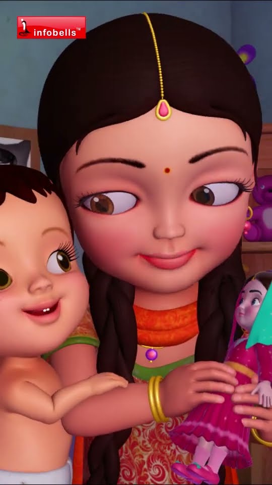 Aaja meri gudiya rani - My Doll Queen | Hindi Rhymes \u0026 Balgeet | Infobells #hindirhymes #doll