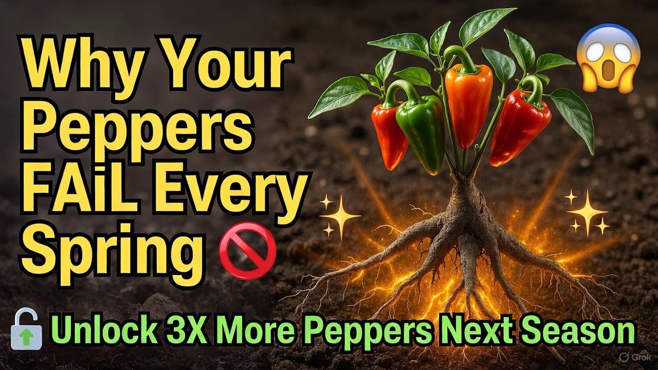 Секретные растения перца, скрывающиеся под землей, которые удваивают ваш урожай (98% об этом не з...