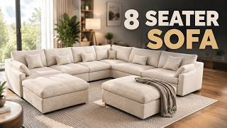 Best 8 Seater Sofa 2026: Top Modular Sectionals for Large Living Rooms