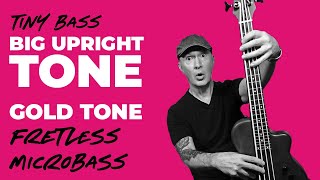 Gold Tone Fretless Microbass ME-BassFL 23" Bass Demo and Review