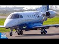 4k planespotting bermuda  private and business jets compilation  takeoffs  landings