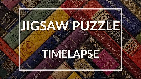 1,000-Piece Jigsaw Puzzle Timelapse: Galison Vintage Library Challenge!