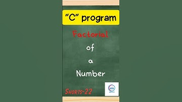 c programming practical factorial of a number #shorts #cprogramming #bca