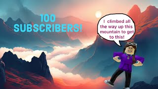 Thank you all for 100 subscribers!   Voice reveal!
