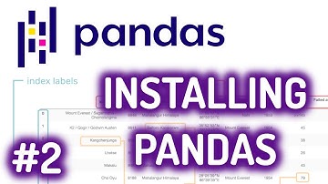Python Pandas Tutorial #2 for Beginners - Installing Pandas