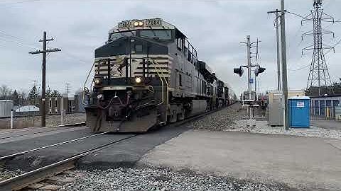NS 7684 (GE ES40DC) Southbound Intermodal