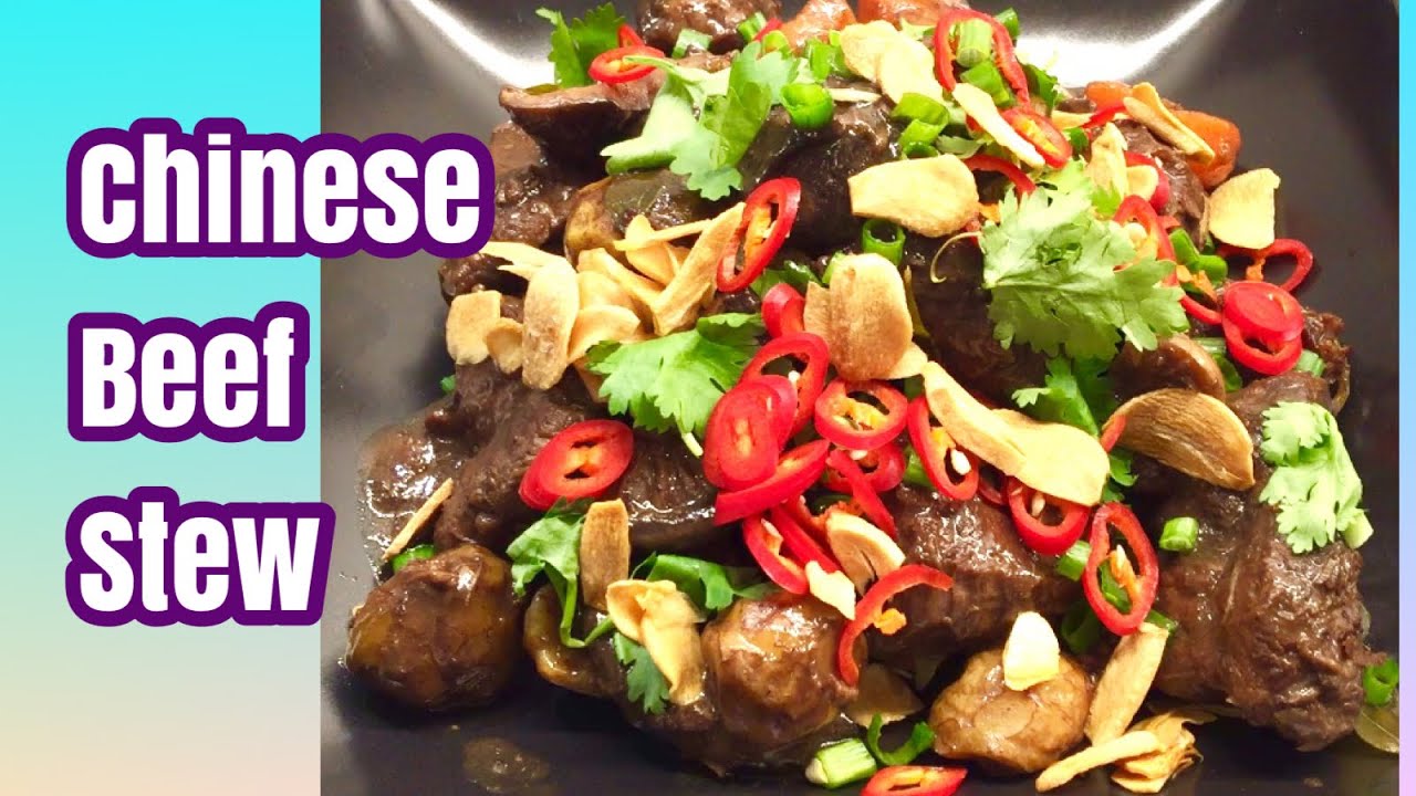 SAVOURY CHINESE BEEF STEW cookwithme YouTube