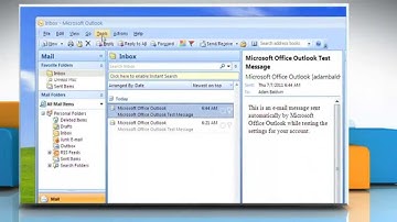 Microsoft® Outlook 2007: Delete a rule in Windows® XP