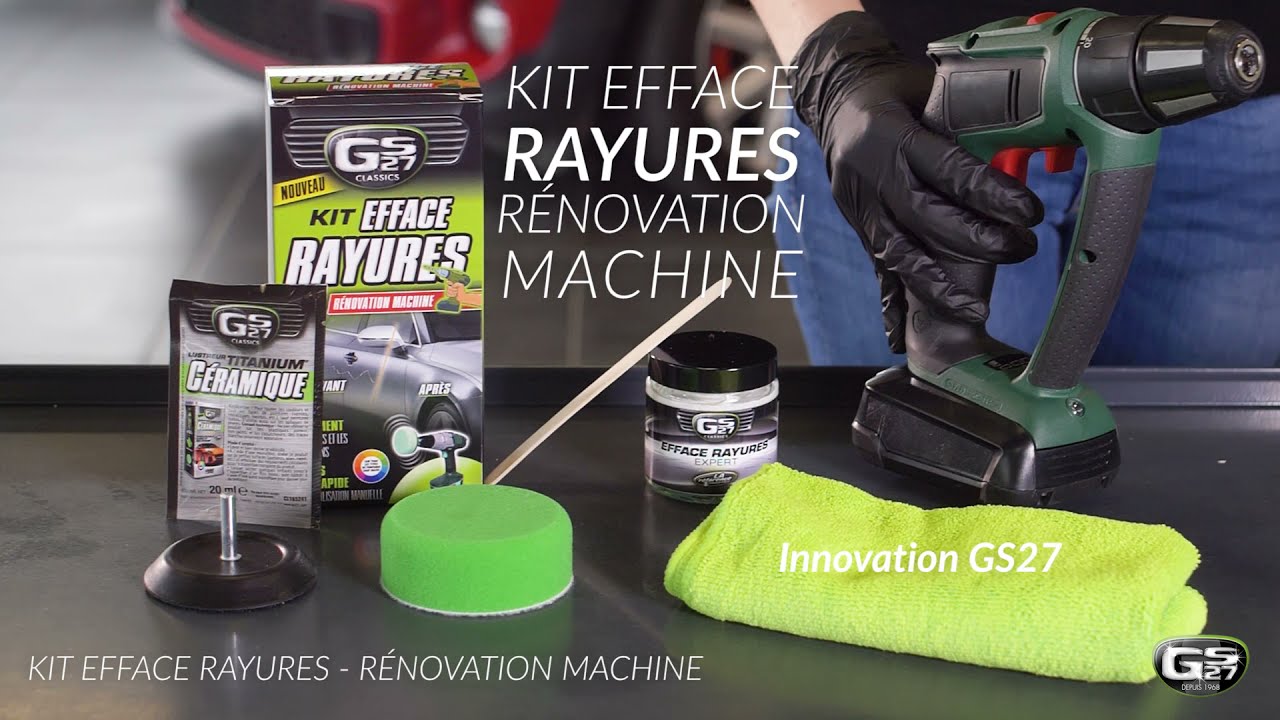 Kit Efface Rayures - Rénovation Machine GS27 