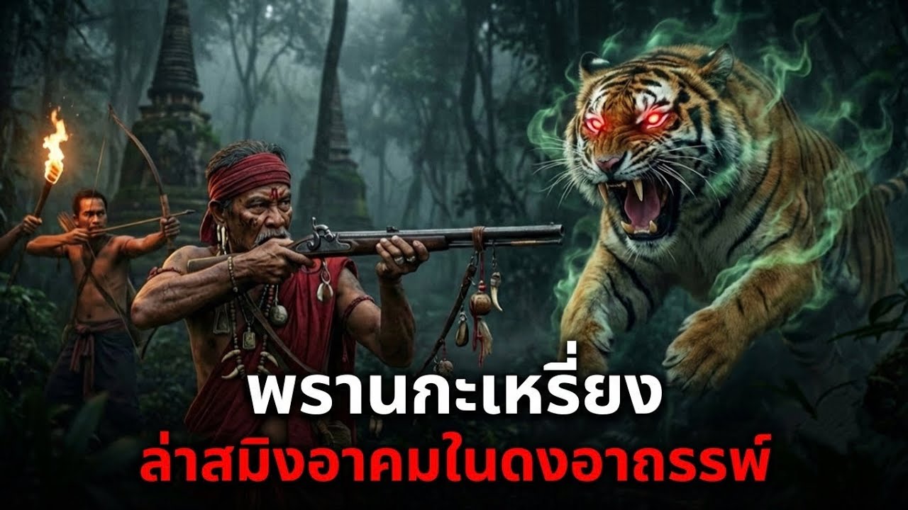 พรานกะเหรี่ยงล่าสมิงอาคมในดงอาถรรพ์#ป่าอาถรรพ์ #เสือสมิง #เล่าเรื่อง 