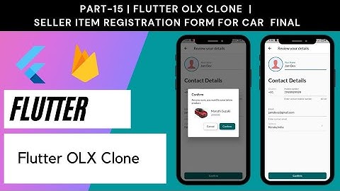Flutter OLX Clone # Part 15 | Car Form final | Add product data to firestore.