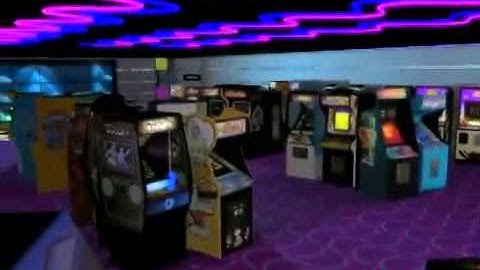 Arcade intro videotrackball arcade