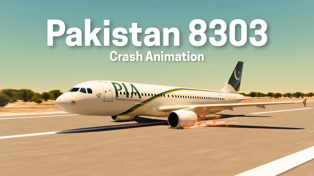 Pakistan International 8303 Disaster | Blender Crash Animation