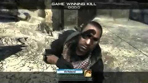 Modern Warfare 2  Most AMAZING UNBELIEVABLE Knife Throwing Kill Ever !