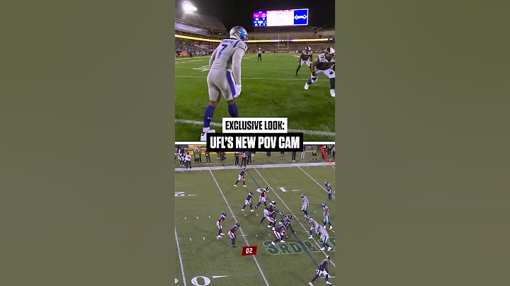 EXCLUSIVE LOOK: UFL's New POV Cam 🤯 #ufl #football #pov #exclusive