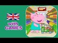 Hippo Pepa in the Supermarket | Learn English With Games