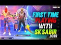  first time playing with  sk sabir boss  clash squad ranked  tamil tricks  freefire