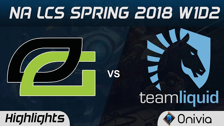 OPT vs TL Highlights NA LCS Spring 2018 W1D2 Optic Gaming vs Team Liquid by Onivia
