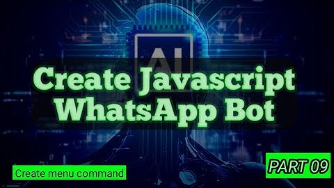 ඔයාගෙ නමින්ම ඔයාටම කියලා WhatsApp Bot කෙනෙක් හදමු || Create Own WhatsApp Bot - Part 09 #bot