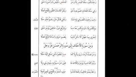 الدرة مكررة 5 مرات من 201الى 210 بصوت القارئ كمال المروش