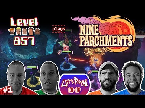 Let's Play Co-op: Nine Parchments | 4 Players | Part 1