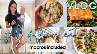 Full Day Of Eating | RECIPES INCLUDED | Easy HEALTHY Cookies Recipe | The Fit Mom Files | Fit Cookie