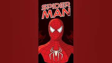 Spiderman Vector Portrait in Seconds! 🎨🔥 #shorts #marvel