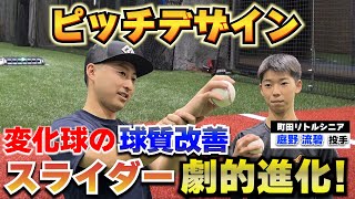 Improve the quality of your curveballs!] A junior high school