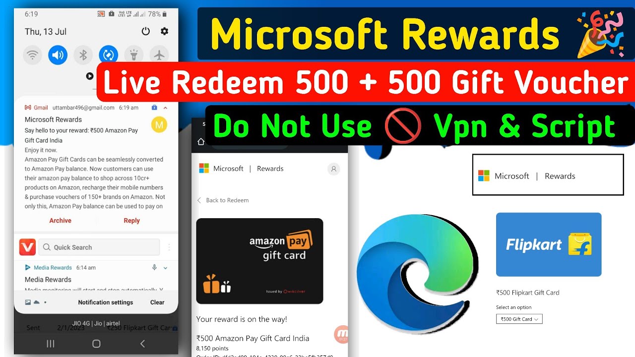 Good News From Microsoft Rewards | Microsoft Rewards Redeem Problem ...