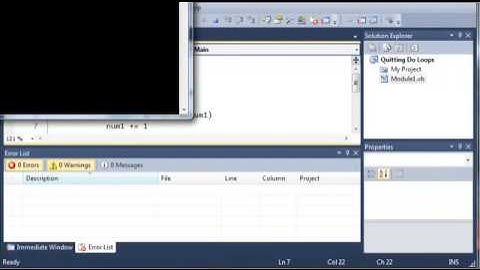 Visual Basic Tutorial   32   Exit Do Loops ‏