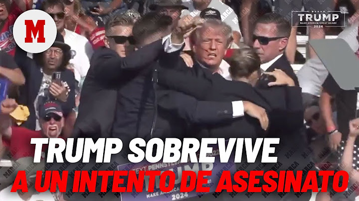 Donald Trump sufre un intento de atentado durante un mitin en Pennsylvania