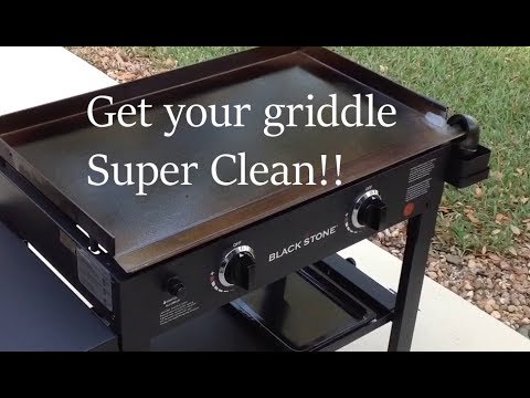how to clean blackstone griddle after cooking