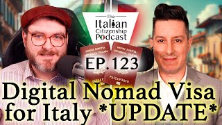 Italy's Digital Nomad Visa *UPDATE*