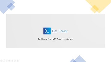 Build your first .Net Core console app