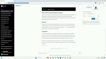escape sequence for space in python