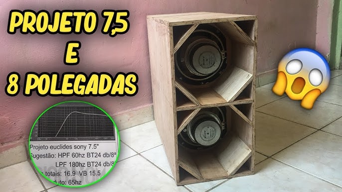 MINI PAREDÃO COM GRAVE SUPER FORTE DE 8 POLEGADAS! #somautomotivo