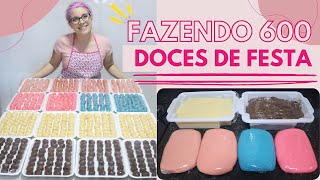 Fazendo uma encomenda de 600 Docinhos | Minha primeira encomenda