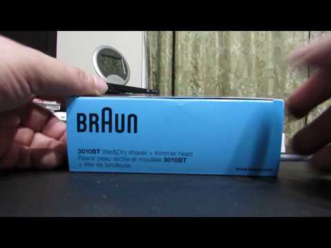 BRAUN SERIES 3 3010BT RECHARGEABLE SHAVER UNBOXING AND REVIEW