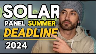 Solar Summer Deadline 2024 - New Jersey