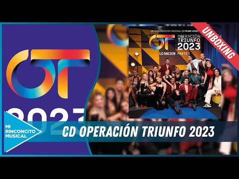 💿 OPERACIÓN TRIUNFO 2023 : LO MEJOR DE (PARTE 1) (CD UNBOXING) 💿 