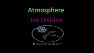 Joy Division - Atmosphere (goth postpunk karaoke ゴス ゴシック カラオケ lyric video)