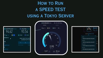 How to Run an Internet Connection SPEED TEST using a TOKYO SERVER
