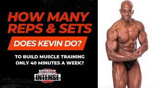 How Many Reps And Sets To Build Muscle? High Intensity Training For Natural Athletes