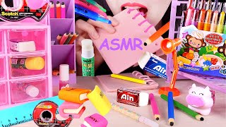 ASMR EDIBLE SCHOOL SUPPLIES, SNEAK FOOD INTO CLASS,먹는 학용품 먹방,문구 먹방 리얼사운드,MUKBANG, EATING SHOW,食べる学用品