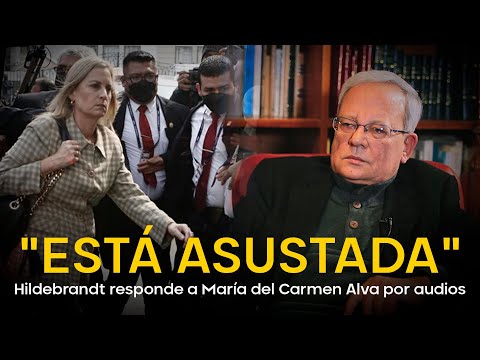 Hildebrandt responde a María del Carmen Alva por audios: “Está asustada”