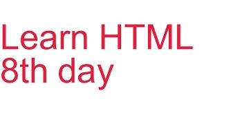Day 8 Your First Stylesheet 30 Days to Learn HTML & CSS