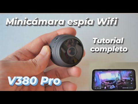 Bungalow fragmento luces Mini cámara Espía WiFi 1080P HD | V380 Pro | Análisis, Configuración y  Funciones - YouTube