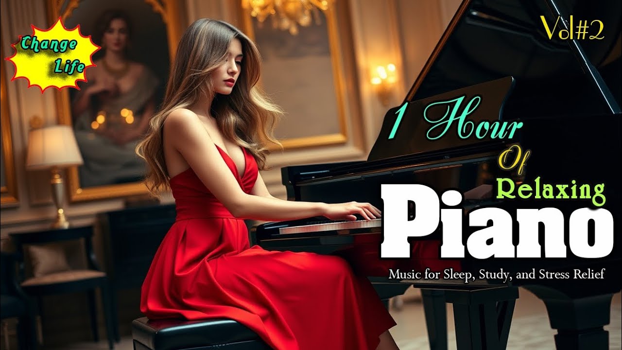 1 Hour of Relaxing Piano Music for Sleep, Study, and Stress Relief ...